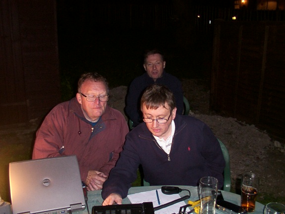 G5ZG/P operating from the Hop Poles.